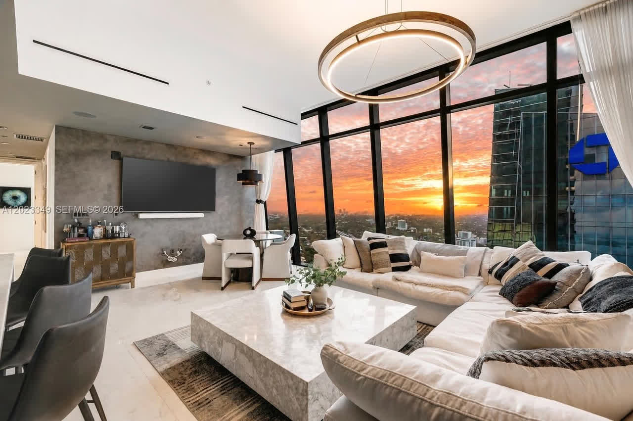 1451 Brickell Ave # 4304 living room